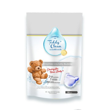 【Teddy Clean 純淨泰迪】【小蒼蘭】植萃酵素洗衣膠囊 5g30顆/包