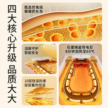 熱水袋充電款暖水袋暖手寶暖寶寶防爆電熱寶毛絨熱敷可愛專用正品