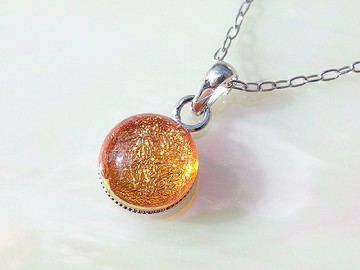 Shining glass (Kirari [Sun) 鍊式項鍊 [可選尺寸] [棉線，可選 925銀] [定做]