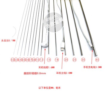 0.05-0.3/0.4/0.8mm24號鋼絲不銹鋼0.5/0.6/軟細蜂巢絲單根304