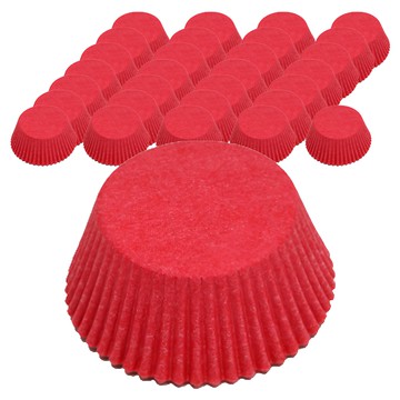 Pimex 杯子蛋糕紙杯 大紅(600入) 25x14mm  1入