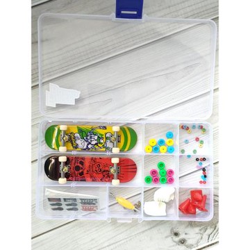 新款盲人塑料雙翹板手指滑板指尖迷你DIY益智精美禮物收納盒玩具