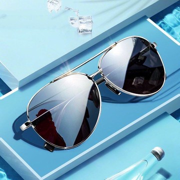 日夜兩用太陽眼鏡智能變色男士偏光墨鏡開車駕駛夜視釣魚專用眼鏡（限時折扣）