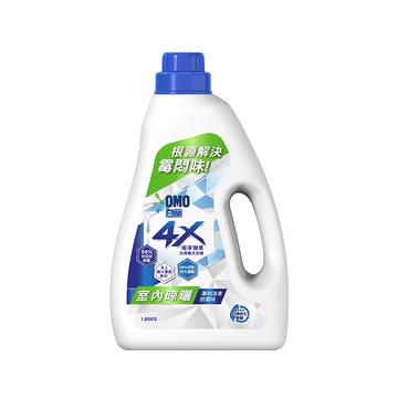 【白蘭】4X極淨酵素抗病毒洗衣精室內晾曬 瓶裝 1.85kgX4瓶/箱