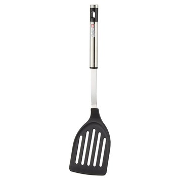 ZWILLING 雙人 帶孔鍋鏟  不鏽鋼鏟炳 黑色鏟頭  1支