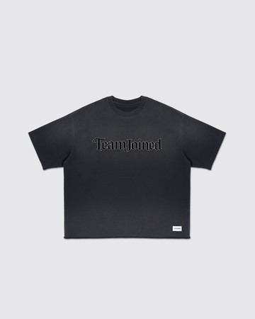 Joined Gothic Outline Washed Boxy Oversized【洗黑】【褪灰】