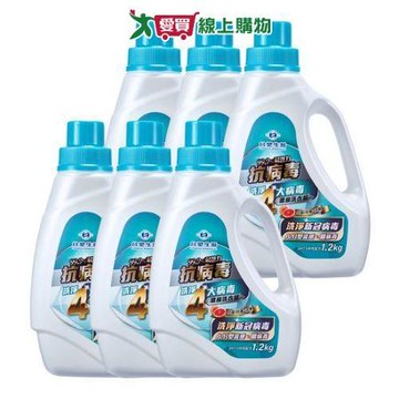 台塑生醫 BioLead抗病毒濃縮洗衣精1.2kg (6瓶入)【愛買】