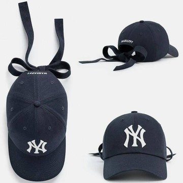 MadHappy x MLB 聯名 '47 Yankees洋基 Washed Bowtie Hat 後蝴蝶結綁帶棒球帽 2color/兩色