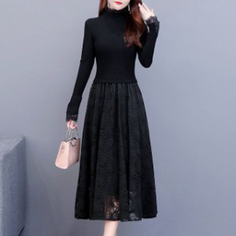 フォーマル レースワンピース 二次会 30代40代50代 大人 刺繍 パーティードレス お呼ばれドレス 花柄 結婚式 結婚式 ブラック ワンピース 通販 Lineポイント最大get Lineショッピング