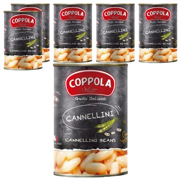COPPOLA 柯波拉 義大利天然白腰豆  400g  6罐