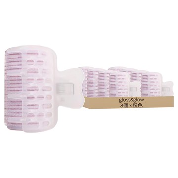 gloss&glow 全能髮捲 Floral Obzet  粉色  8件