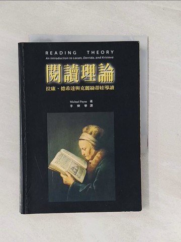 【書寶二手書T1／哲學_TE5】閱讀理論-拉康、德希達與克麗絲蒂娃導讀2/e_麥可.潘恩Michael Payne