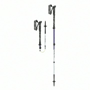 ├登山樂┤德國 LEKI Skysolo FX Carbon 白/藍紫/黑100 - 120 cm 碳纖維登山杖 1對 # LEKI-65627102C