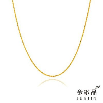 金緻品 黃金項鍊 草繩鍊 1.65錢
