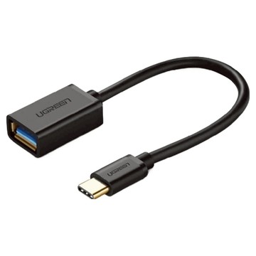 UGREEN 綠聯 USB3.0 Type-C OTG傳輸線  15cm  黑色  1條