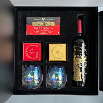 禮物套裝|結婚禮物 送禮 送朋友紀念禮物 客製化禮物 雕刻紅酒