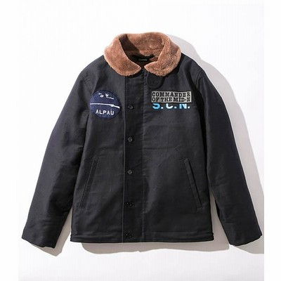 SUBCIETY サブサエティ ジャケット N-1 DECK JKT メンズ 緑/紺 N ...