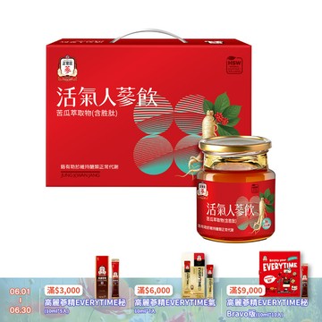 活氣人蔘飲(苦瓜萃取物含胜肽) 60mlX12瓶