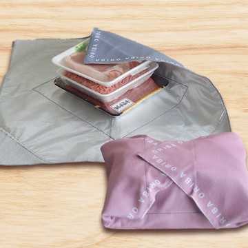 ORIBA 魔術兩用保冷包巾 粉色