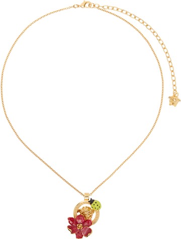 Versace 金色 Strawberry Garden 项链