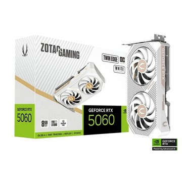 ZOTAC GAMING GeForce RTX 5060 Twin Edge OC 8G White 顯示卡