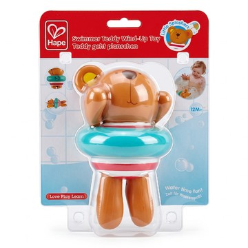 Hape 游泳泰迪熊 1歲以上  1個  混合顏色