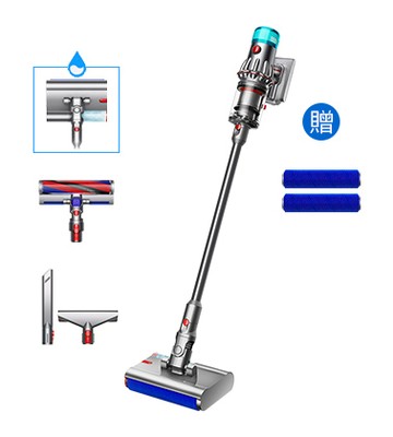 【福利品雙主頭組送雙滾筒】Dyson V12s Origin Submarine™ 乾濕全能洗地吸塵器