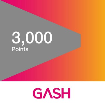 Gash Point 3000點 | 經銷授權 系統發號 官方旗艦店