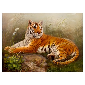 【御畫房】雄風萬里 國家一級畫師手繪油畫60×90cm(VF-68)