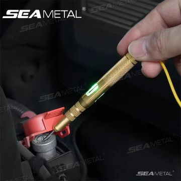 SEAMETAL 汽車數顯電筆 電路檢測 6V/12V/24V電工線路 車用多功能 感應試測電筆