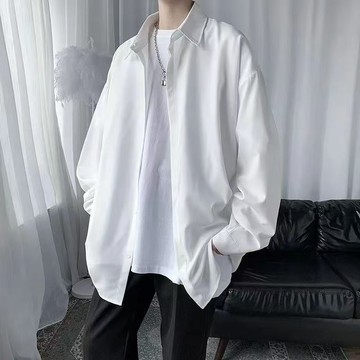 5XL 男士休閒長袖襯衫 寬鬆外套 外套男 襯衣外套 襯衣 長袖襯衫 寬鬆外套男 襯衣 襯衫男 休閒外套男