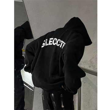 美式重磅衛衣男款春秋季oversize潮牌連帽外套青少年潮流帥氣衣服