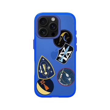 iPhone 16 Pro Clear 激光藍 - NASA - 太空人任務徽章