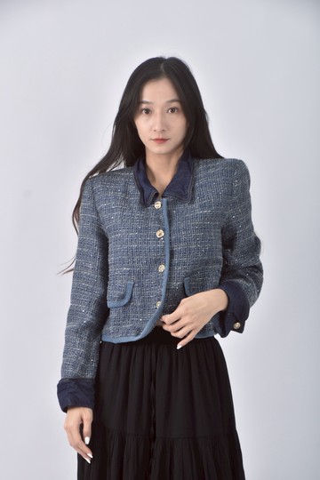 (M) o riginal質感小香風藍色外套