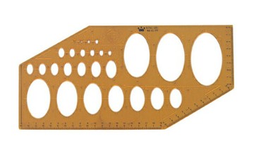 徠福 射出成型定規(凸點鉛筆、針筆兩用) /片 KL-206【APP滿額下單10%點數(單一帳號最高5000點)】1/31止