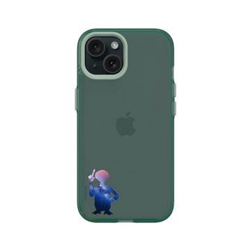 iPhone 15 Clear 憂墨綠 - E.T - E.T. Pattern