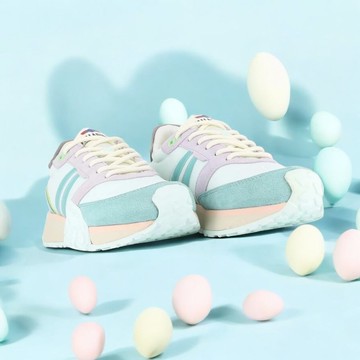 PALLADIUM TROOP RUNNER FLAME 復古拚色軍種潮鞋 湖水綠 74487