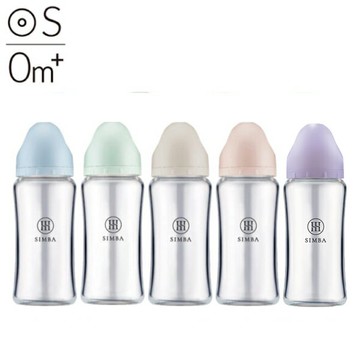 Simba 小獅王辛巴 蘊蜜質金玻璃寬口防脹氣奶瓶270ml-5色可選【悅兒園婦幼生活館】