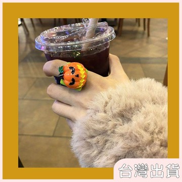 ✨臺灣出貨✨【飾飾如意】南瓜戒指萬聖節高顏值手指私人訂製爆款