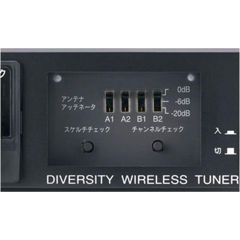 TOA ダイバシティワイヤレスチューナー WT-1822 ブラック