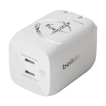 belkin 貝爾金 BoostCharge 雙 USB-C GaN PPS旅充65W WCH013dqWH-DY  迪士尼系列  1個
