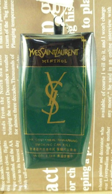 【震撼精品百貨】YSL 方形零錢包-墨綠色 震撼日式精品百貨