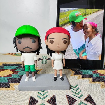 客製化3D人像公仔 訂製手工Funko Pop情侶父母夫妻結婚週年禮物