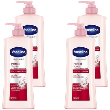 Vaseline 凡士林 十效彈潤煥亮潤膚露  320ml  4瓶