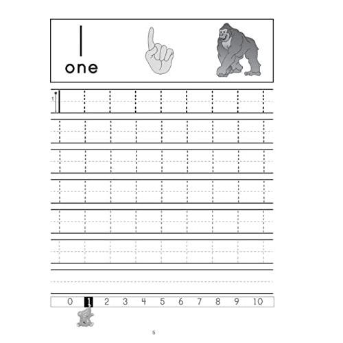 Number Tracing book for Preschoolers: Preschool Numbers Tracing Math Practi