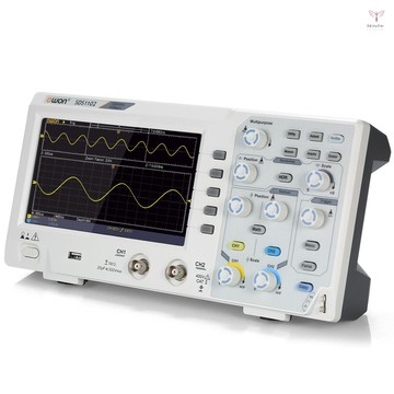 Owon SDS1102 示波器示波器數字存儲示波器 2CH 100MHz 1GS/s 7英寸液晶顯示器