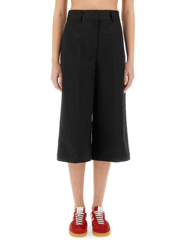 msgm "wide-leg" midi pants