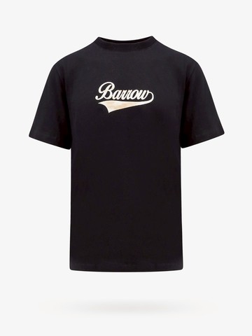 Unisex cotton t-shirt with logo print - BARROW - gender_Man