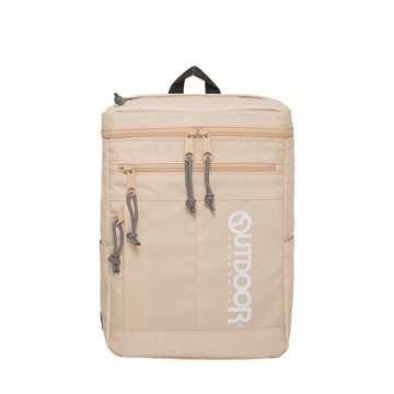 【OUTDOOR】風格前線-方型後背包S-米色 OD233124BE