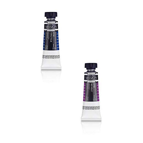 ミッションホワイトクラス 水彩絵具 15ml×34色セット (mission white class water color set) 透明水彩絵具 不透明水彩絵?